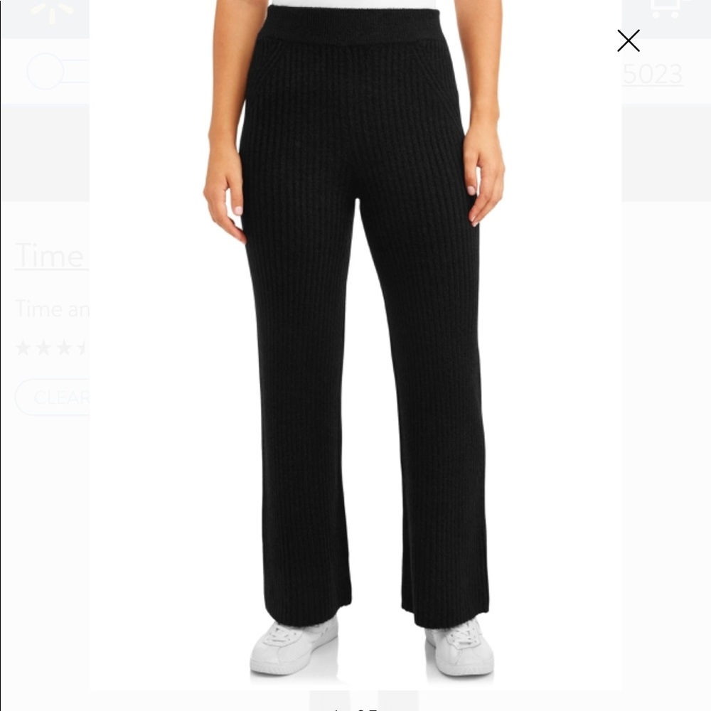 Cozy knit pants
